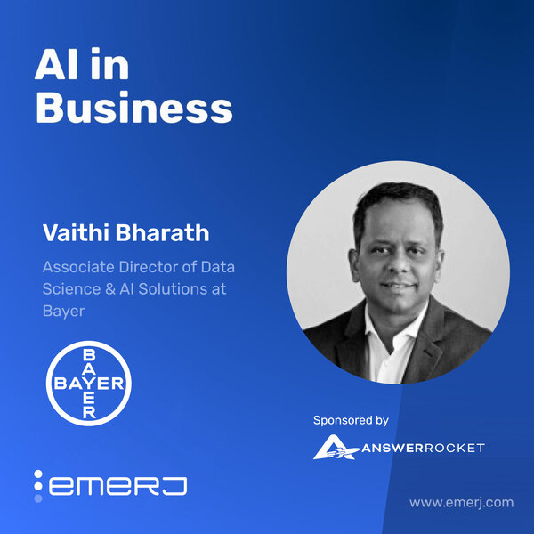 Reducing R&D Cycle Time in Pharma Without Increasing Regulatory Risk - with Vaithi Bharath of Bayer
