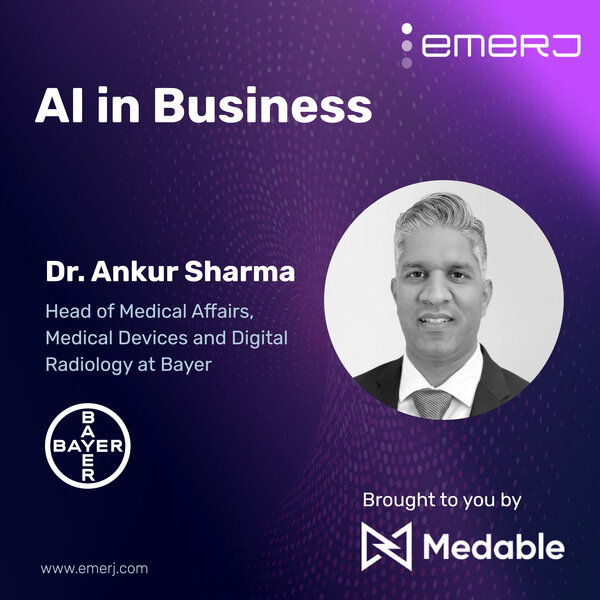 AI in Healthcare Devices and the Challenge of Data Privacy - with Dr. Ankur Sharma at Bayer