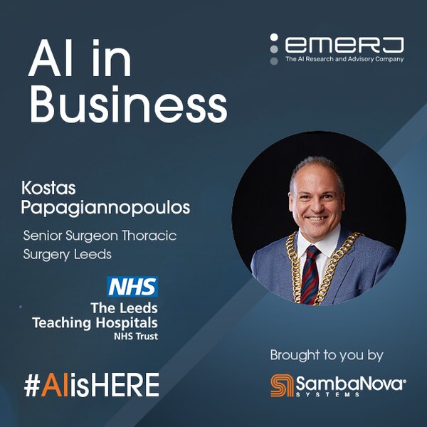 [AI is Here] AI for Guiding the Patient Journey - with Kostas Papagiannopoulos of Leeds Teaching Hospitals NHS Trust