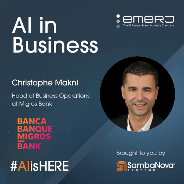 [AI is Here] Unlocking NLP's Potential in Banking - with Christophe Makni of Migros Bank