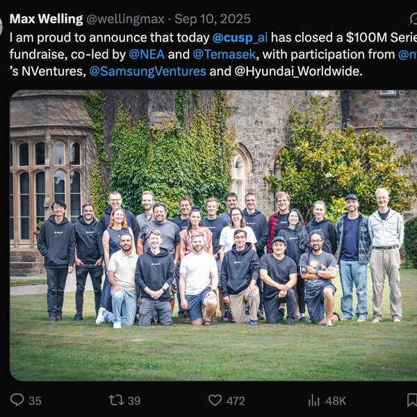 🔬Searching the Space of All Possible Materials — Prof. Max Welling, CuspAI