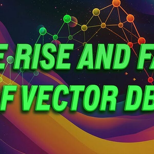 ⚡️The Rise and Fall of the Vector DB Category