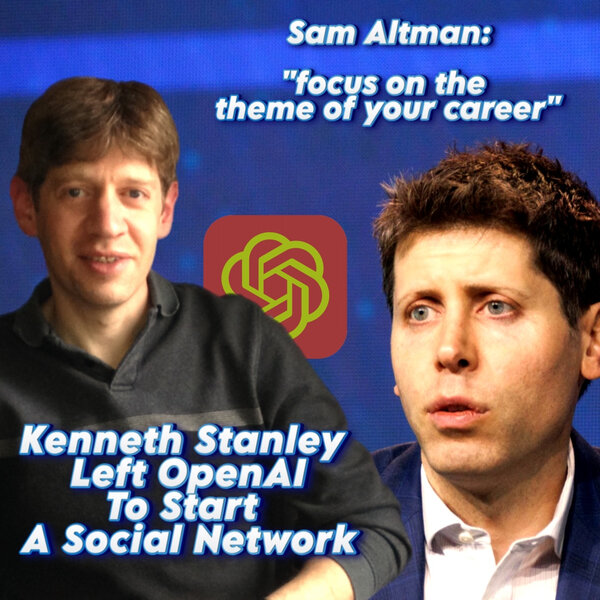 Kenneth Stanley created a new social network based on serendipity and divergence