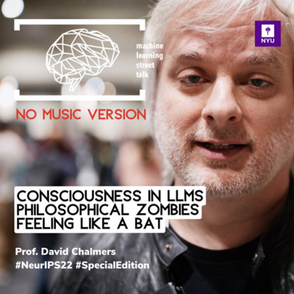(Music Removed) #90 - Prof. DAVID CHALMERS - Consciousness in LLMs [Special Edition]